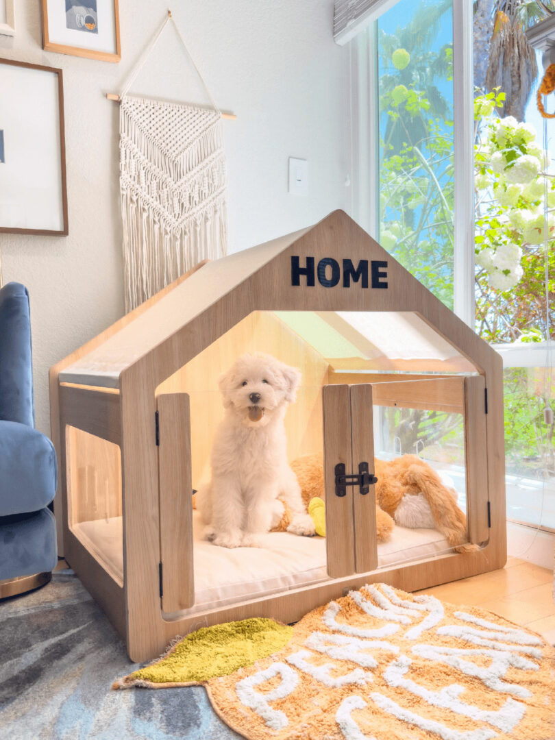 MILU wooden pet house – comfort, style and safety